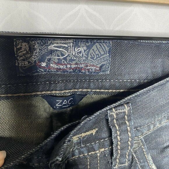 Silver Jeans Zac Flap 32x30 Men’s Relaxed Fit Boot - Picture 2 of 5